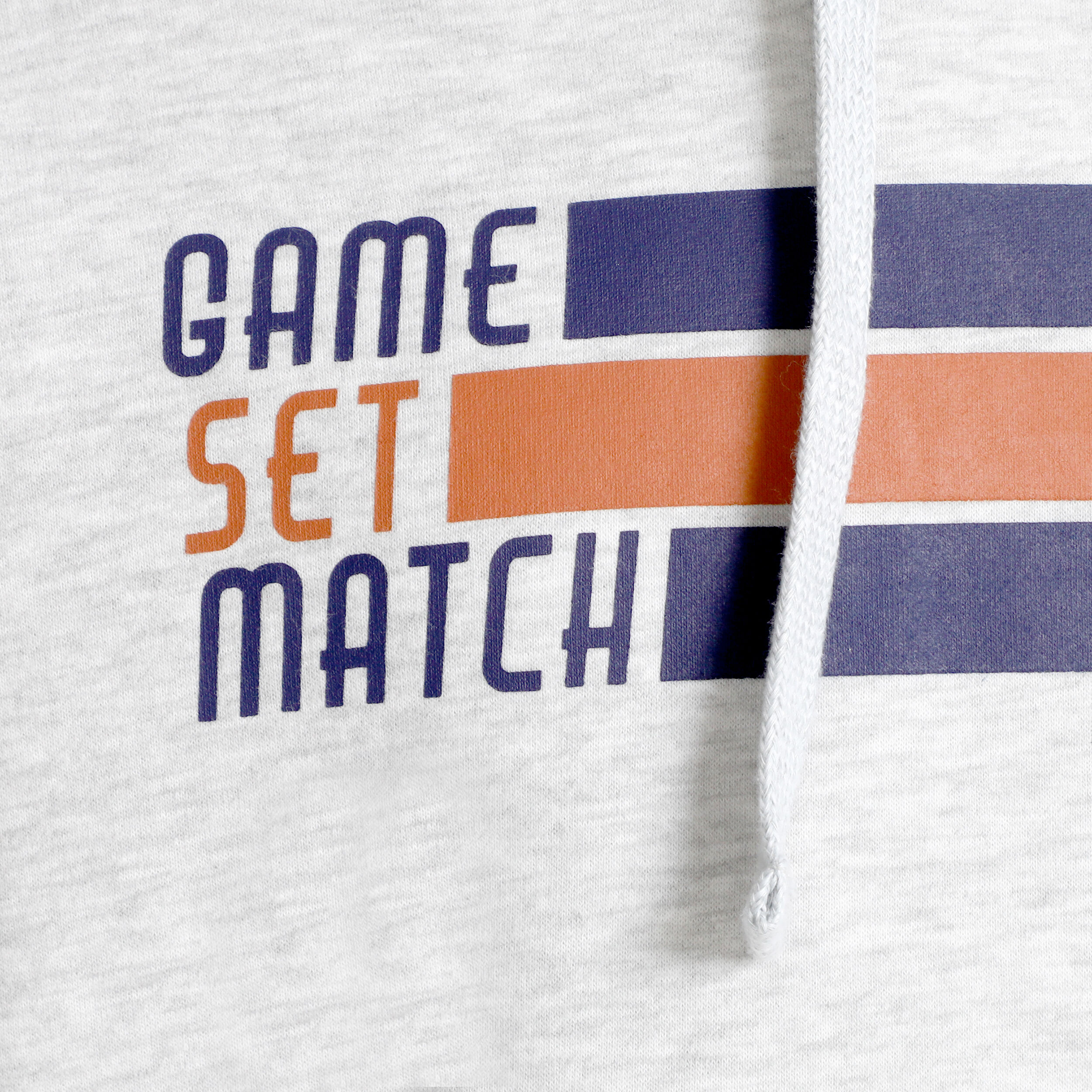 Quiet Please Retro Stripe Block Sweat À Capuche Hommes - Gris Clair , Multicouleur