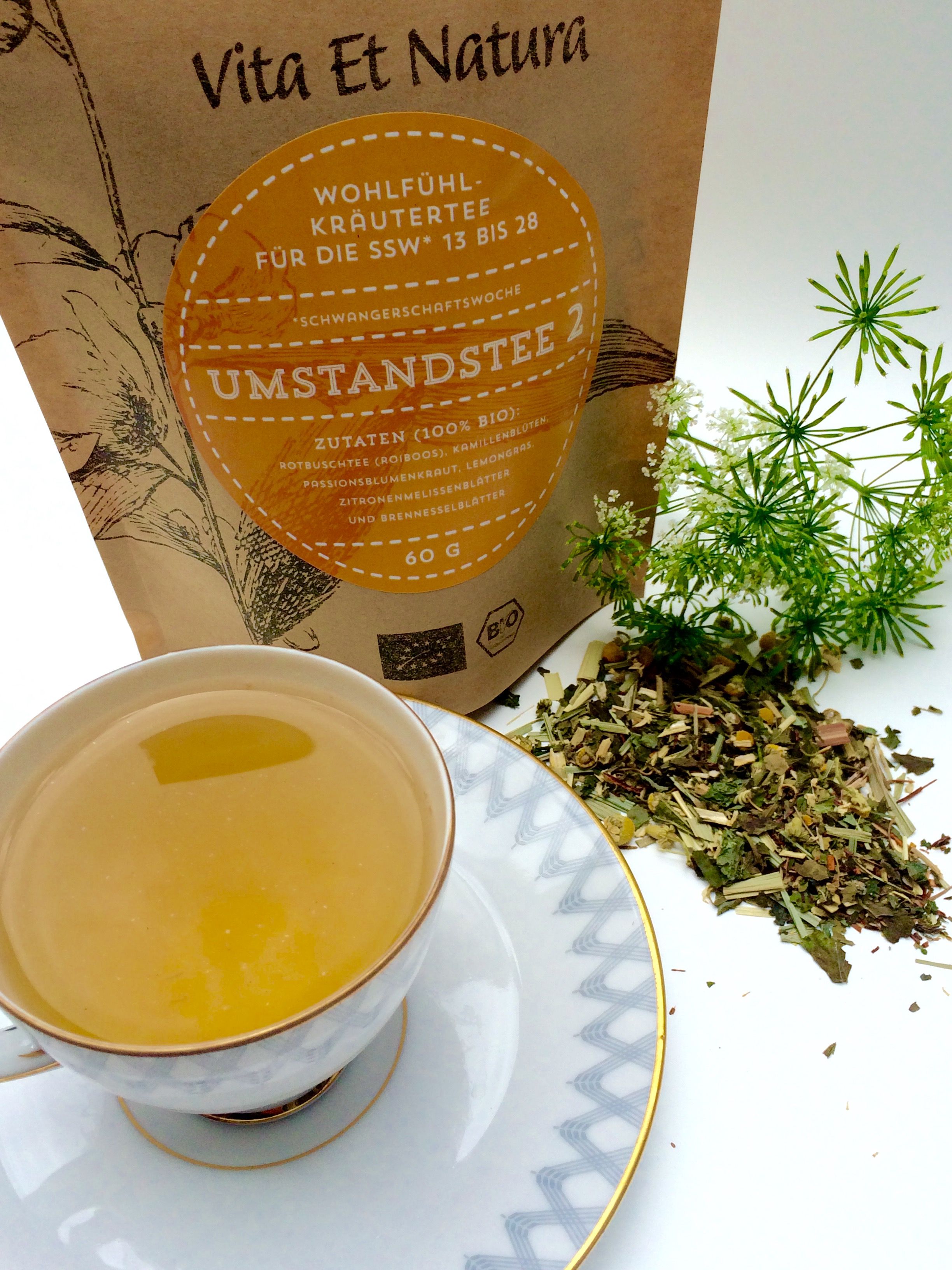 Umstandstee 2 - Schwangerschaftstee für das 2. Trimester - 100% bio - Vita Et Natura® Teemanufaktur