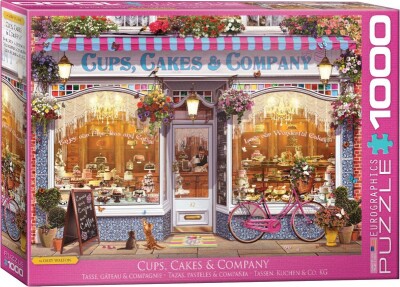 Puslespil Med 1000 Brikker - Cups, Cakes And Company