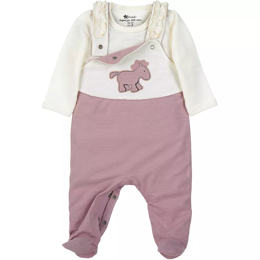 Sterntaler Strampler-Set Jersey Pauline helllila