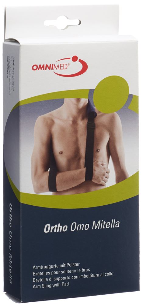 Omnimed Ortho Armschlinge Mitella<br>1 Stück, S-XL, gepolstert blau-schwarz