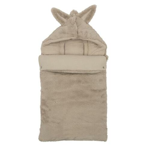 Nid d’ange fausse fourrure angora beige 0/6 mois - BB&CO