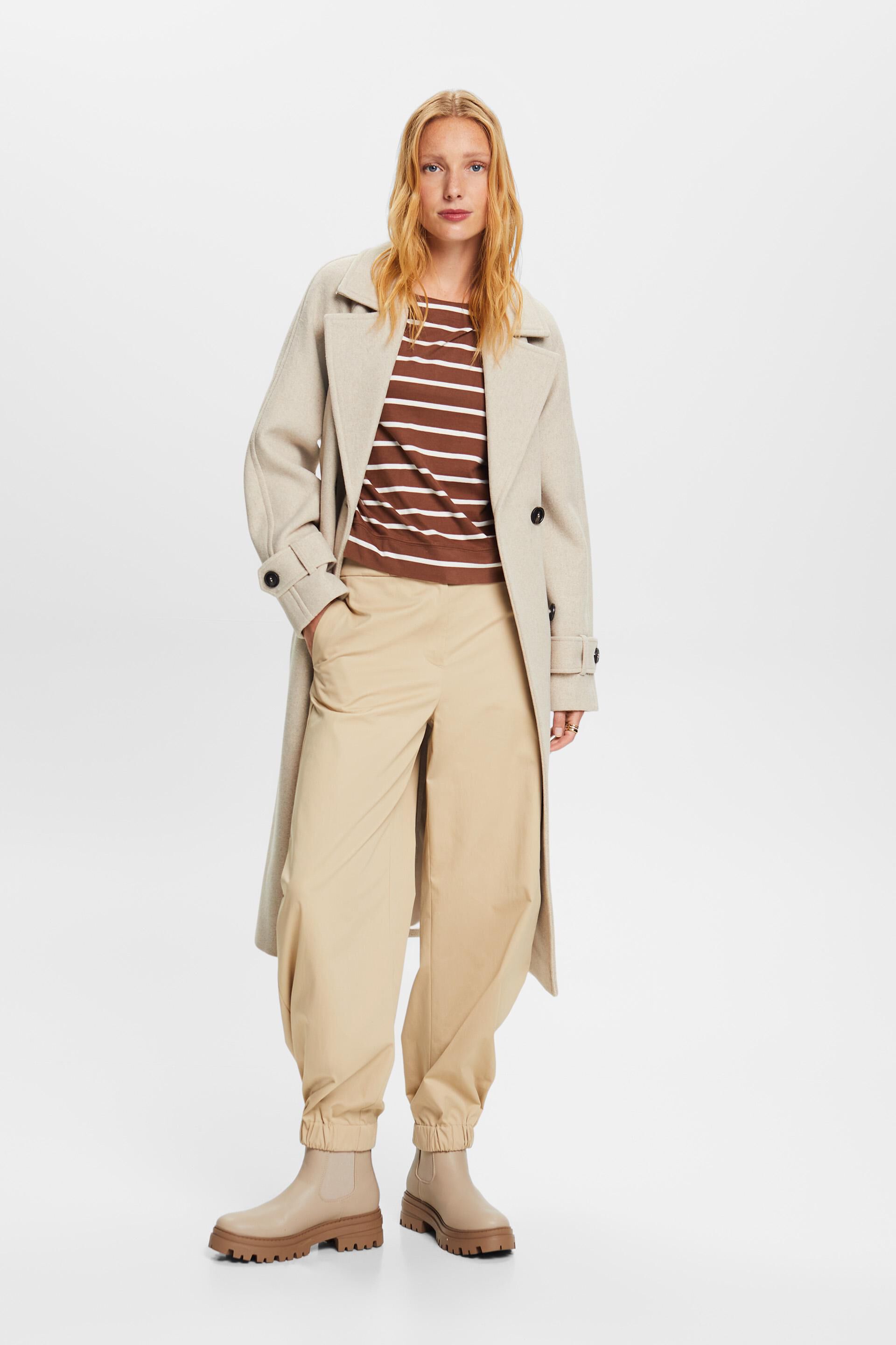 Coats woven
