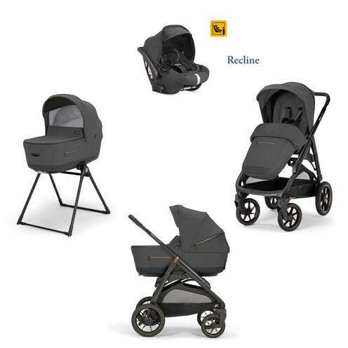 Poussette TRIO System Quattro Aptica XT Darwin Recline Magnet Grey - INGLESINA