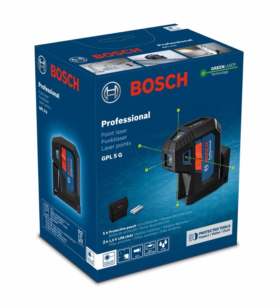 Bosch GPL 5 G Puntlaser in Doos - 0601066P00