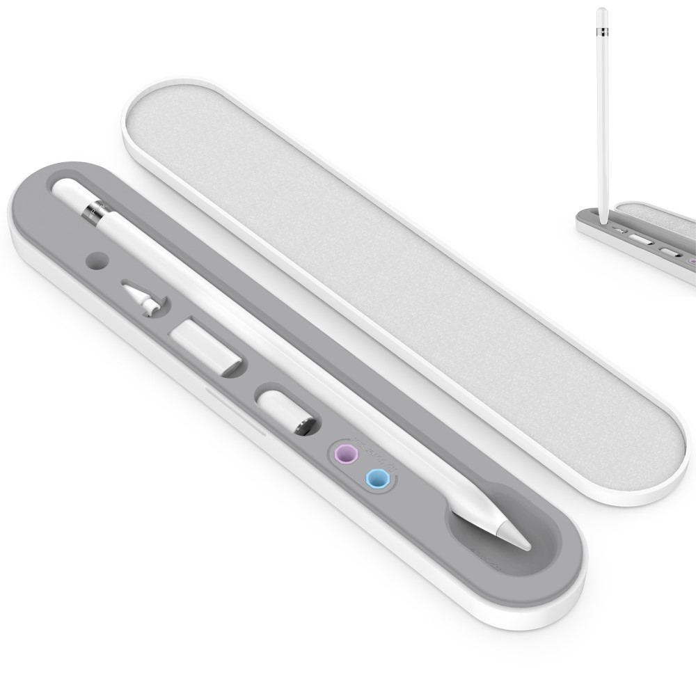 Apple Pencil (1. & 2. Gen. / Pro) Magnetische Aufbewahrungsbox Schutzhülle Touch Pen Standhalterung - Blau
