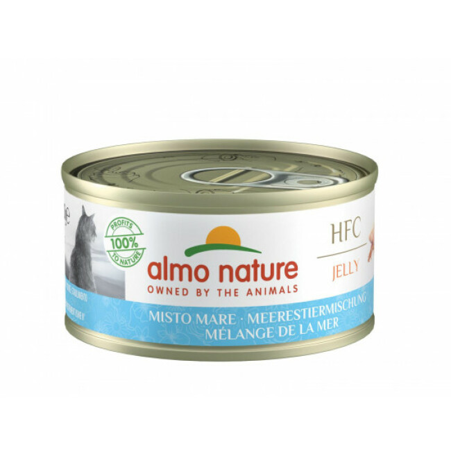 Boîtes Almo Nature HFC Jelly pour chat - Lot de 6 x 70 g