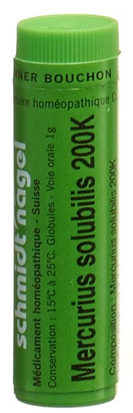 SCHMIDT-NAGEL Mercurius solubilis Glob 200 K 1 g