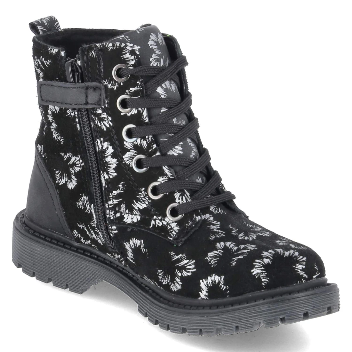 LicoSchnürboots MALATI - schwarz/silber