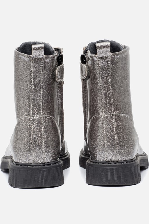 Kipling Ella Veterboots zilver Pu