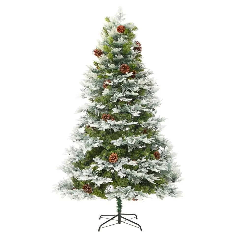 vidaXL - Kerstboom - Groen - 225 x 120 cm