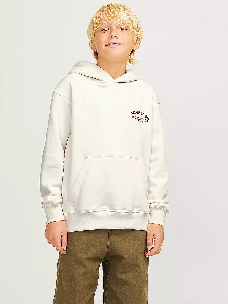 JACK & JONES Jungen Kapuzensweater - Hoodie JORFREDERIKSBERG beige