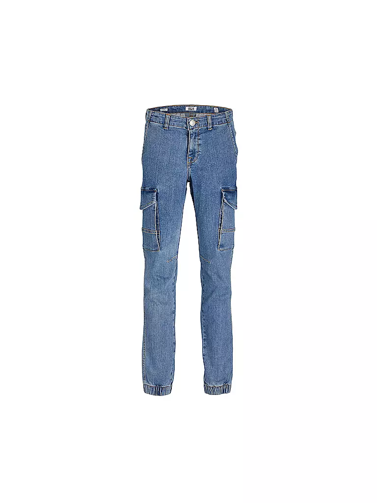 JACK & JONES Jungen Jeans Slim Fit JJIPAUL JJFLAKE blau