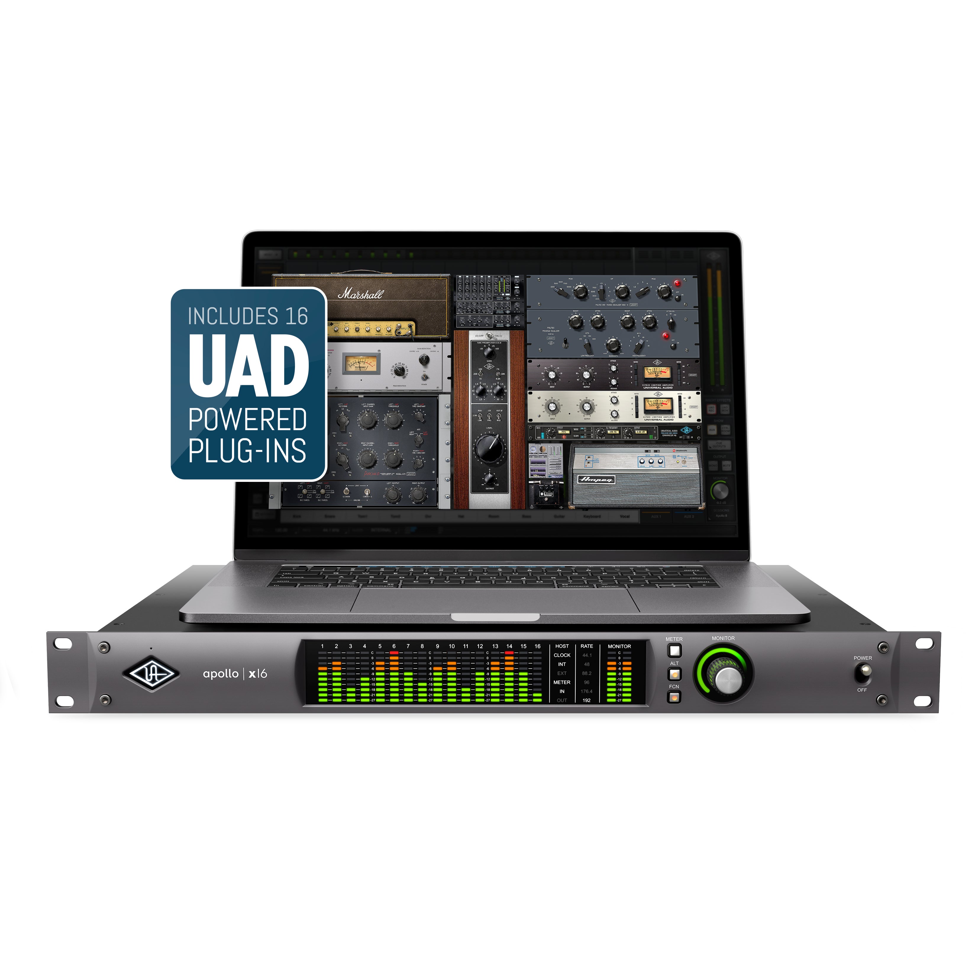 Universal Audio Apollo x16 Heritage Edition Thunderbolt 3 audio interface