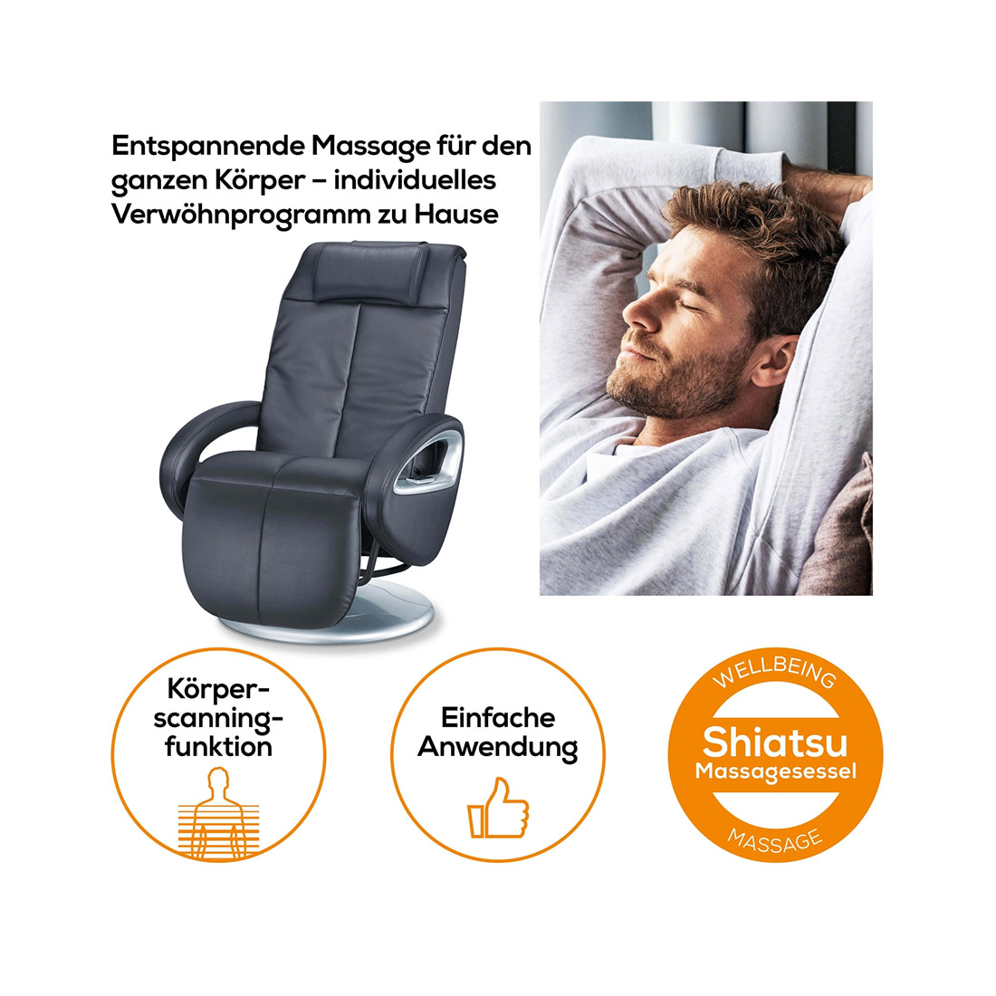 Beurer Shiatsu-Massagesessel MC 3800