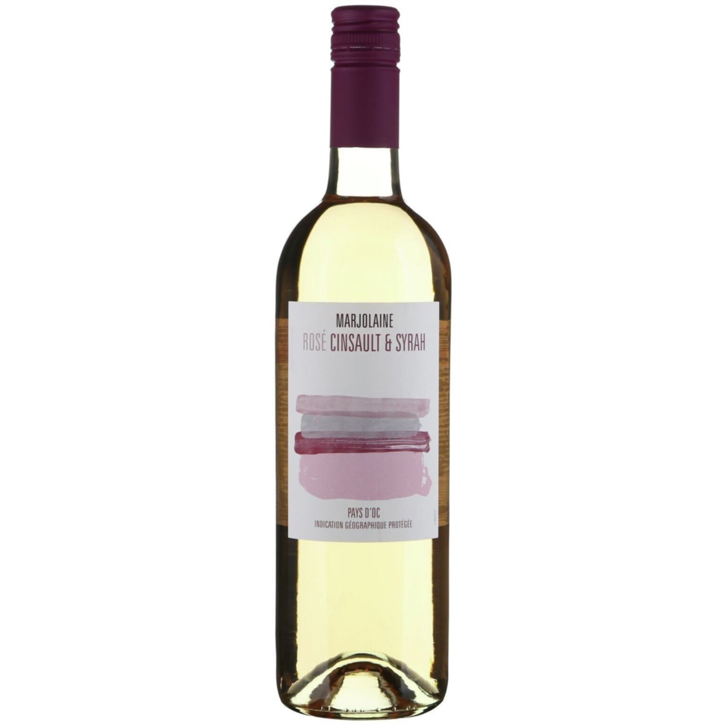 Prix Garantie Pays d'oc IGP Marjolaine Rosé Cinsault & Syrah -75cl
