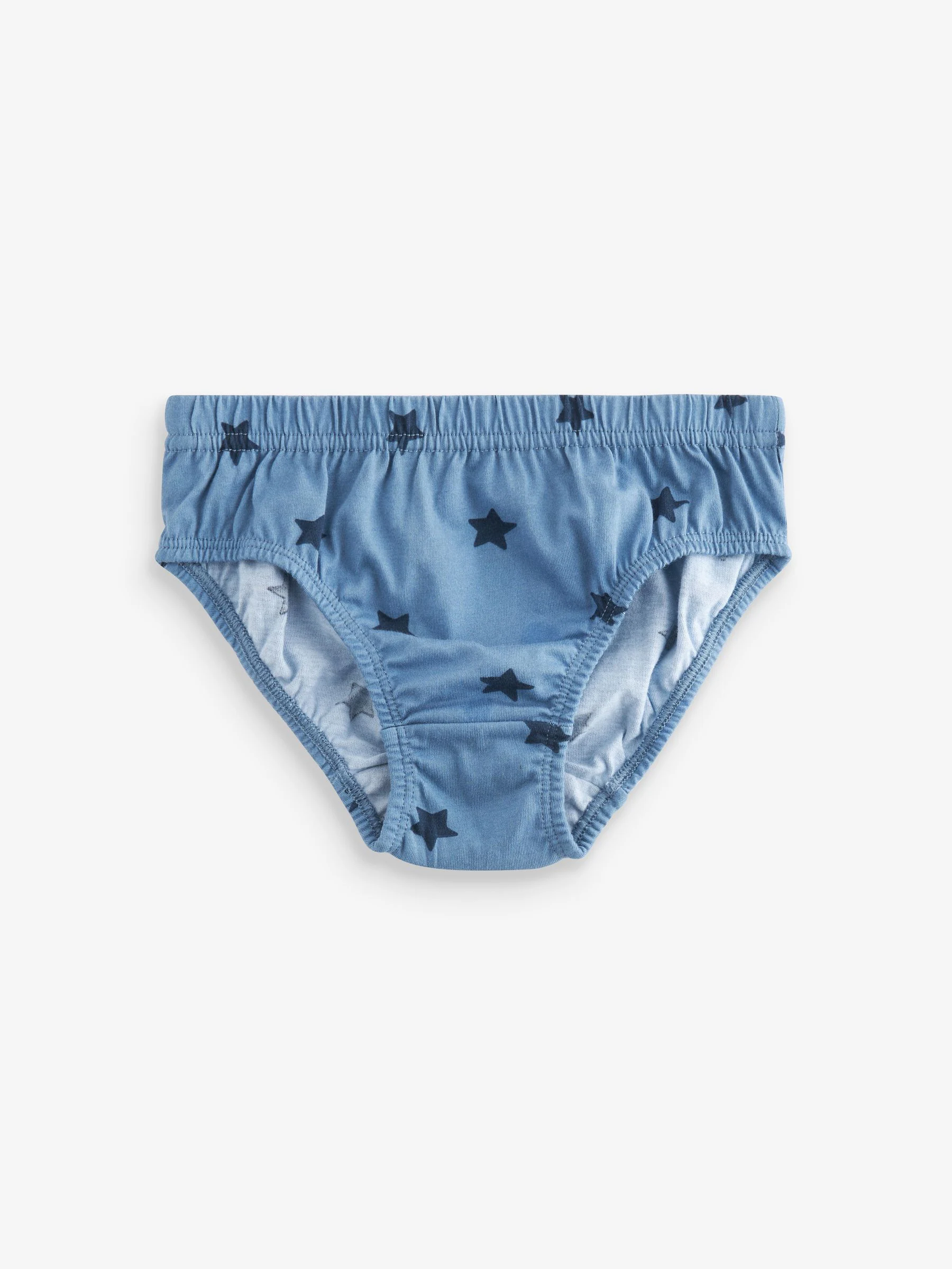 Blauw met sterren en strepen - Verpakking van 10 onderbroeken (1,5-10 jr)