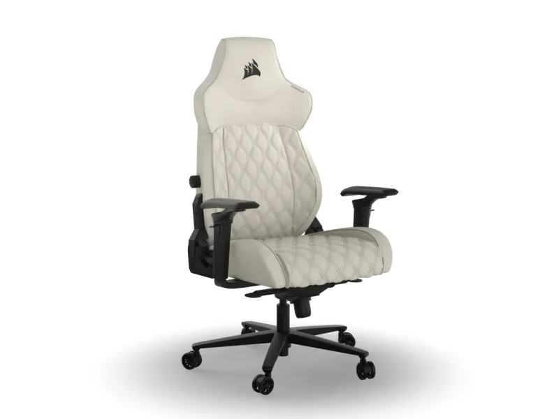 CORSAIR TC500 LUXE - Spillestol - armstøtter - T-formet - vippe - drejeled - tekstil - frost
