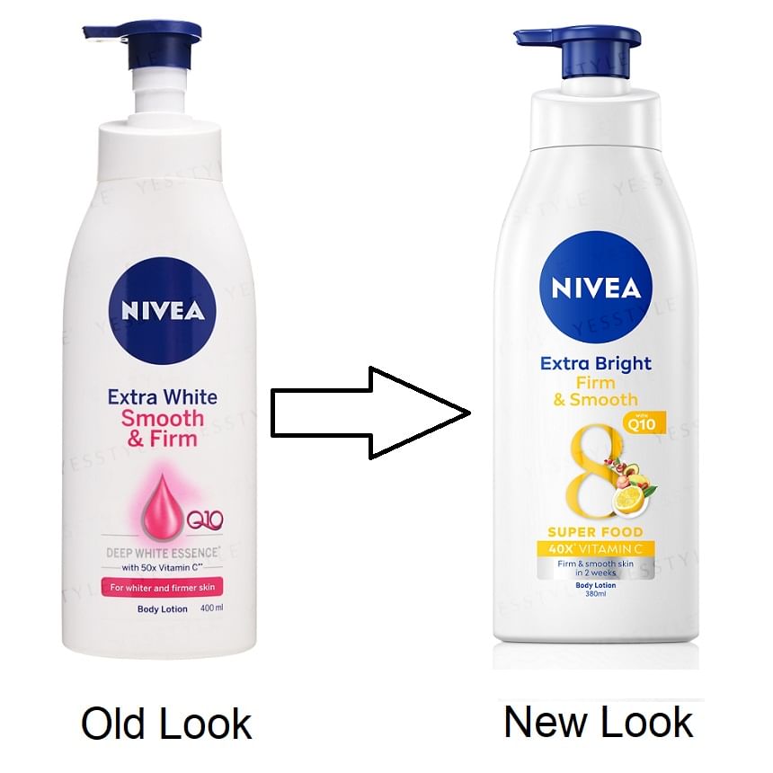 NIVEA - Extra Bright Firm & Smooth Q10 Bodylotion