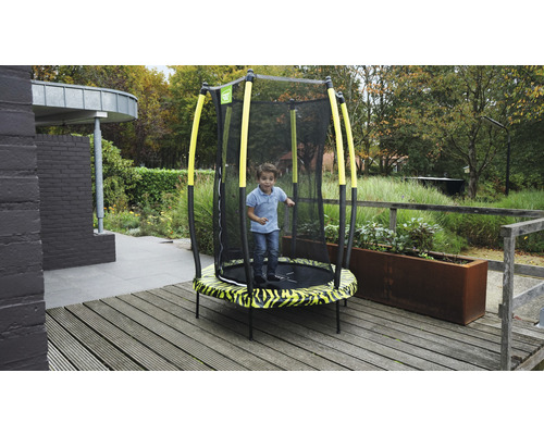 EXIT Tiggy junior trampoline met veiligheidsnet Ø 140 cm groen