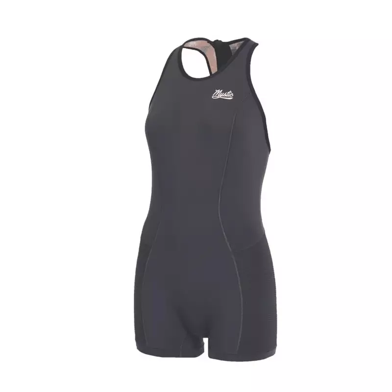 Combinaison Short Jane femme MYSTIC Lunar 2/2mm Back Zip Dark Grey