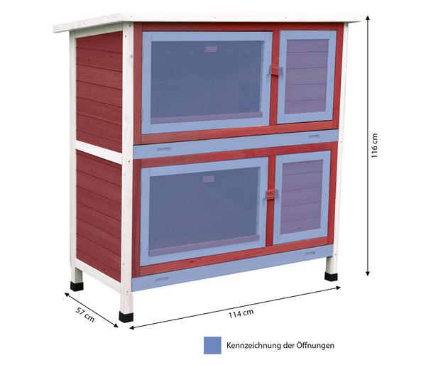 Dehner Lieblinge Kaninchenstall Landhaus, mit