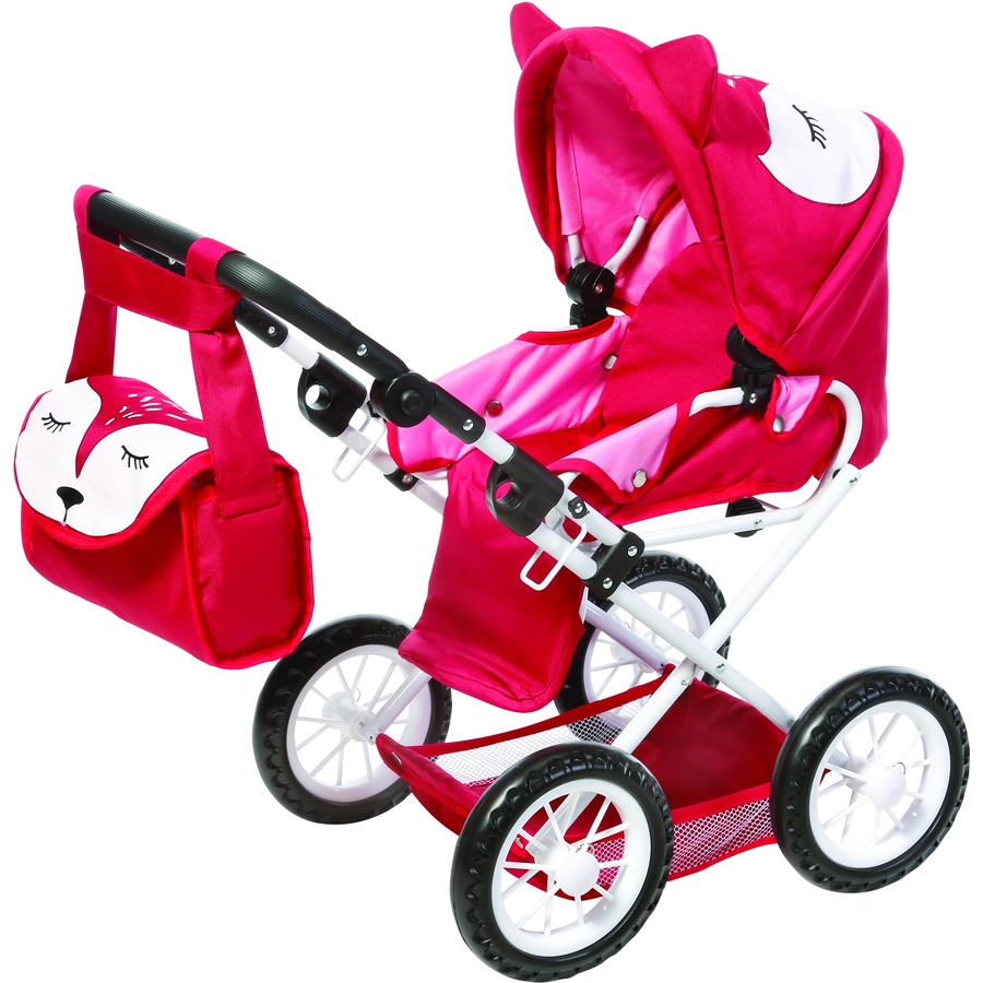 knorr toys® Puppenwagen Ruby - Foxx rot