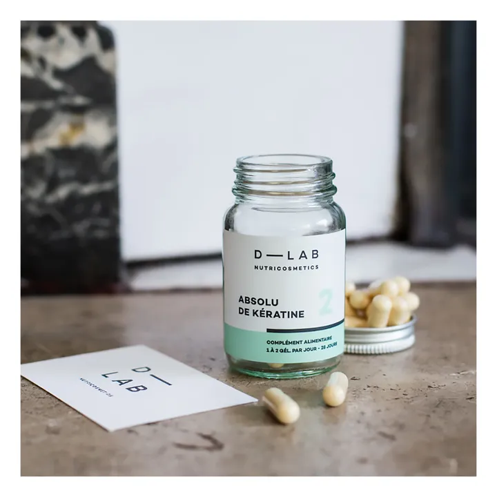 D-LAB NUTRICOSMETICS Absolu de Kératine  Complément alimentaire - 1 mois