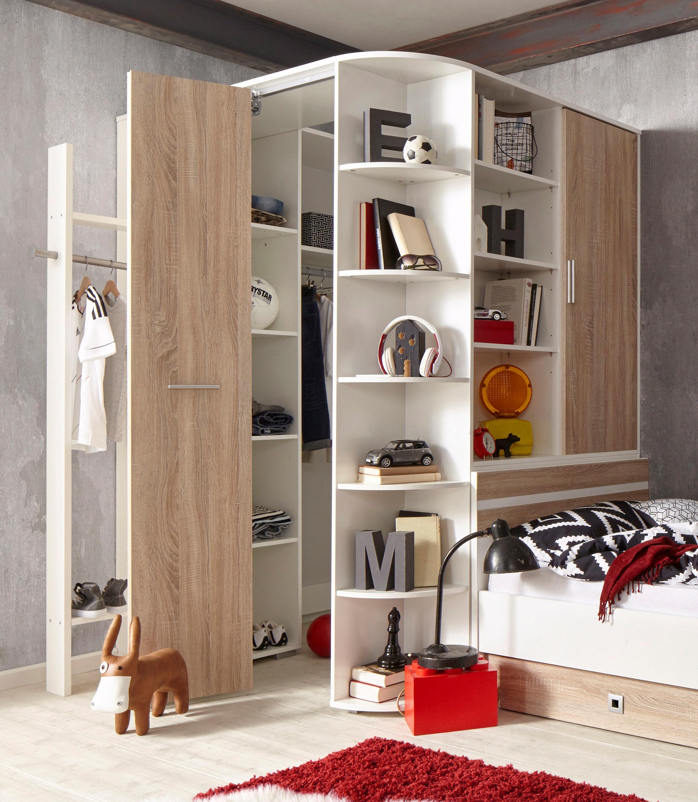 Wimex Eckkleiderschrank »Joker« begehbarer Kleiderschrank, Garderobe, Ecklösung