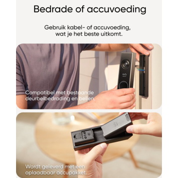 Eufy Video Deurbel E340 met Chime