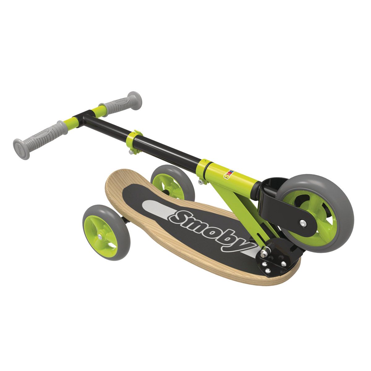 Patinette bois 3 roues pliable