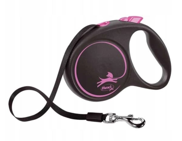 flexi Black Design L bånd 5 m, 50 kg, pink
