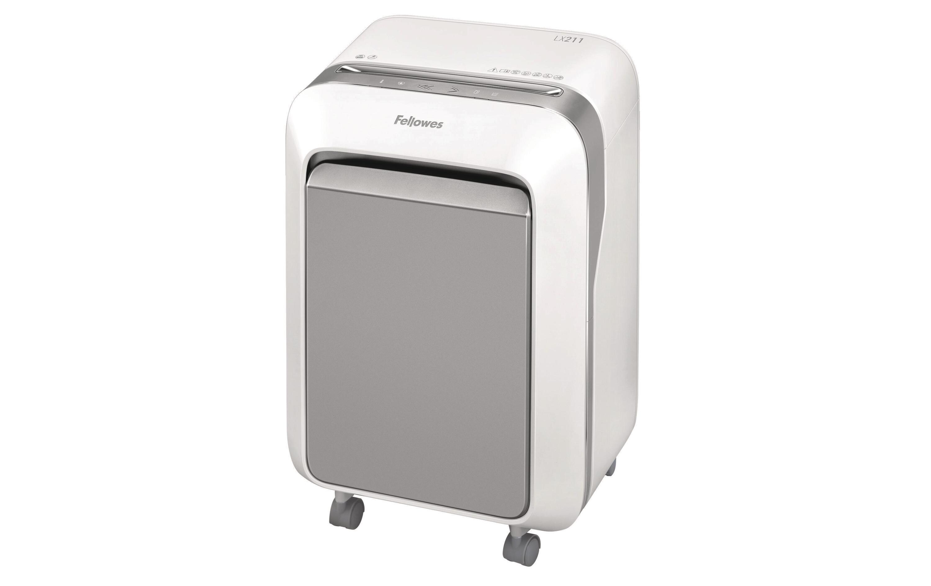 Aktenvernichter LX211 P-5, 15 Seiten, Weiss<br>Papierschredder
