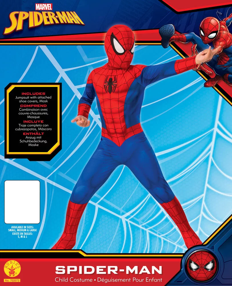 SPIDER-MAN  DEGUISEMENT - TAILLE L 7-8 ANS