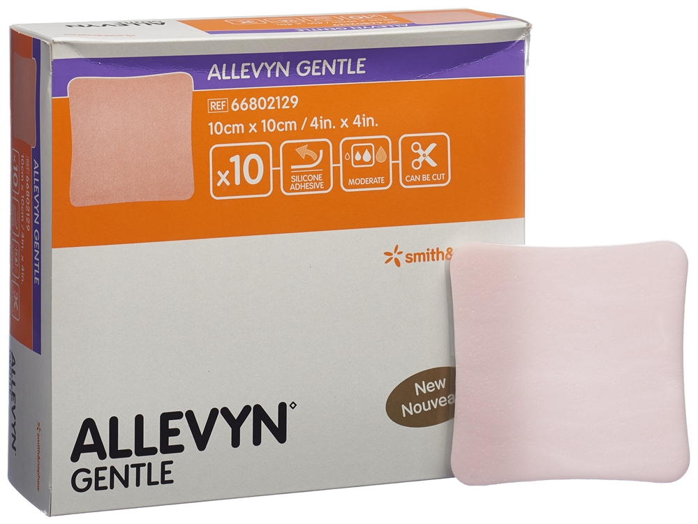 ALLEVYN Wundverband 10x10cm 10 Stk