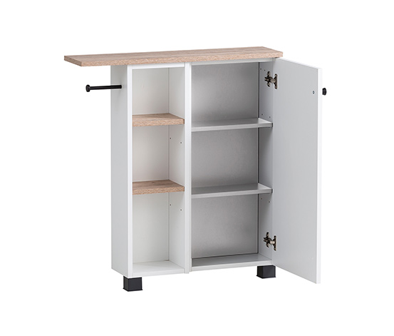 Badschrank »Balto«, matt weiß