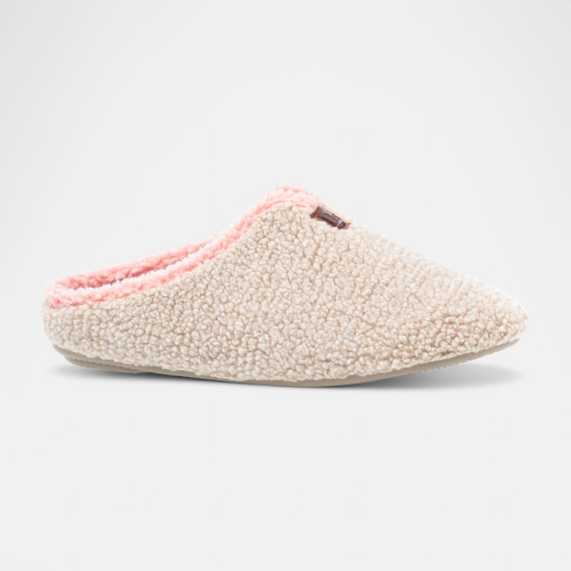 Pantoufles mules Femme beige