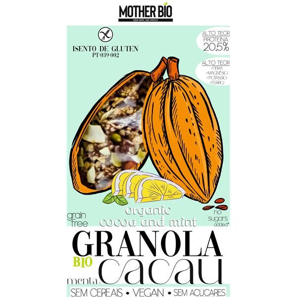 Mother Granola Cacau E Lima Bio 350G