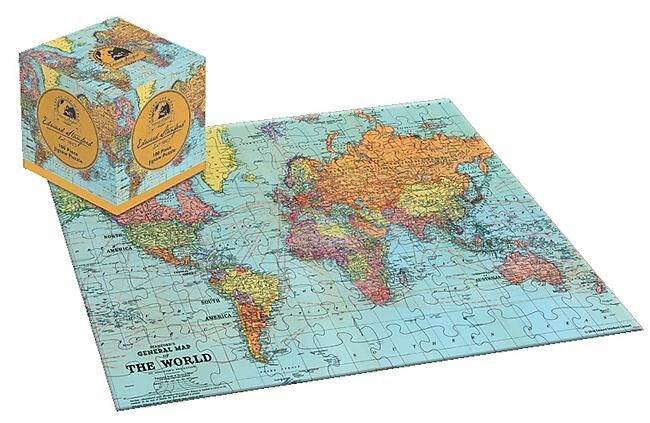 PUZZLE MONDE 100 PIECES CUBE