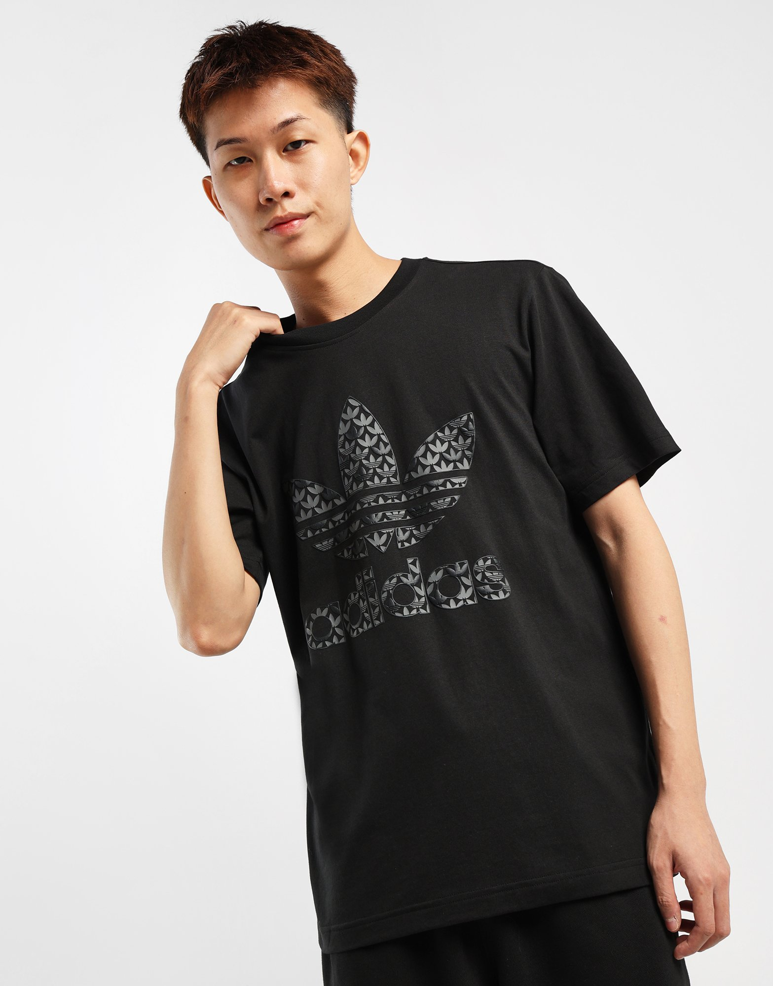 adidas T-shirt graphique monogramme classique