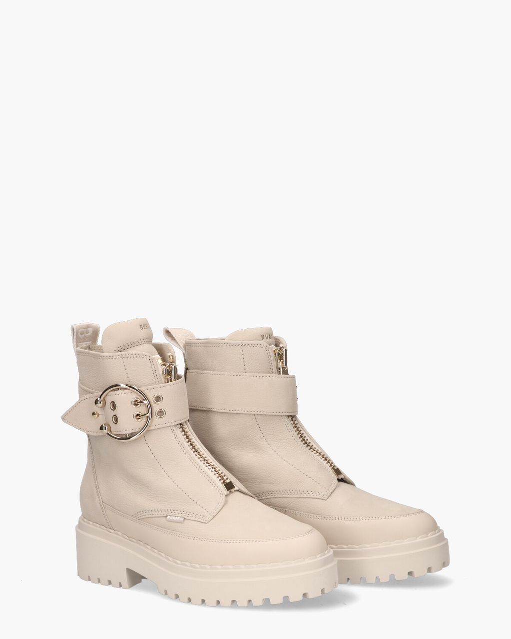 Nubikk Fae Ray Lichtbeige Dames Enkelboots