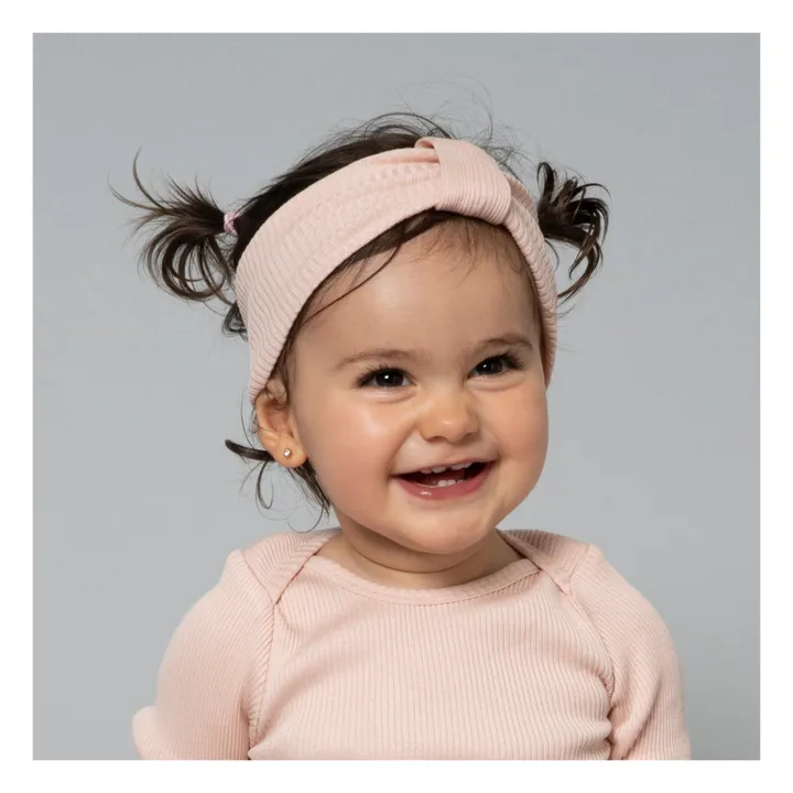Minimalisma Headband en Soie Bi | Rose pâle