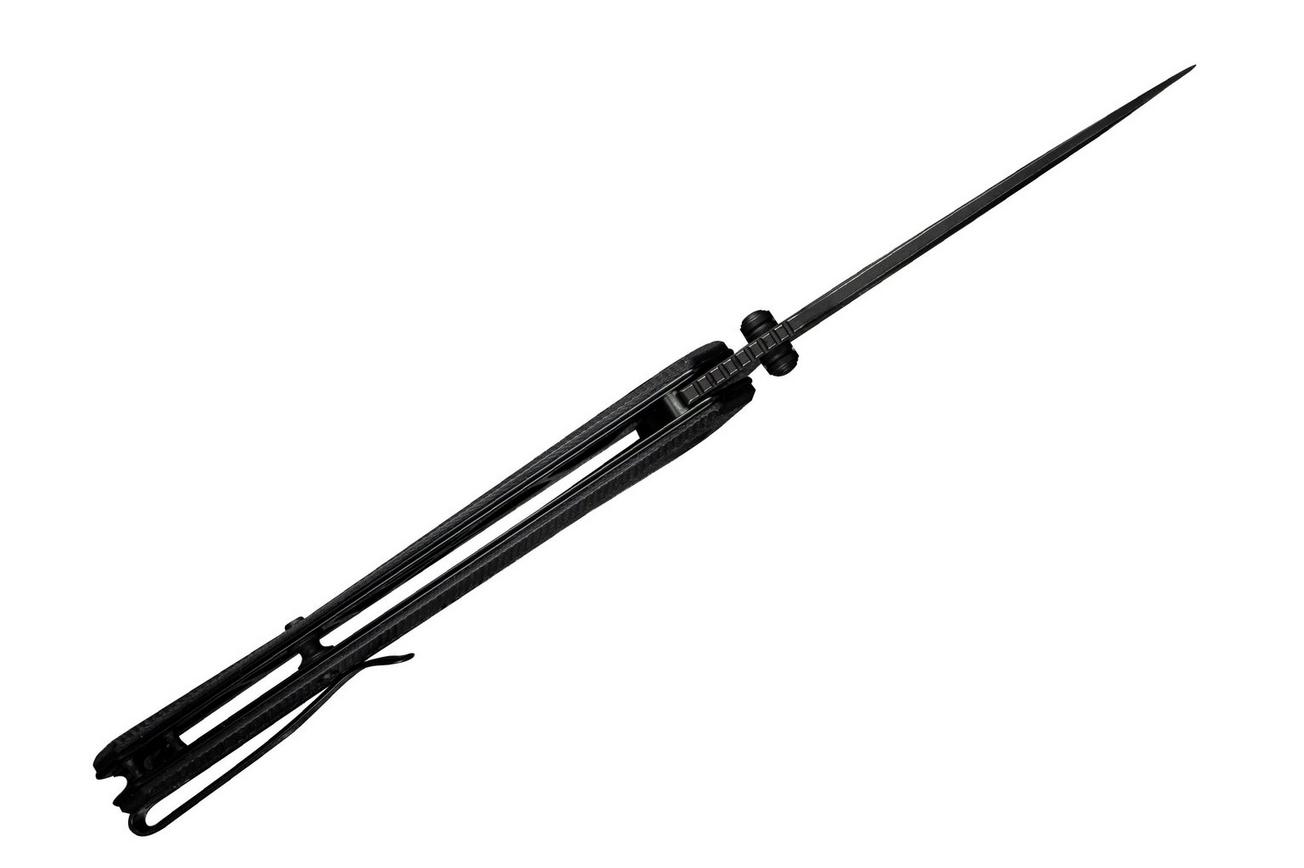 Civivi Photonix C23081B-1 Blackwashed 14C28N, Black G10, zakmes