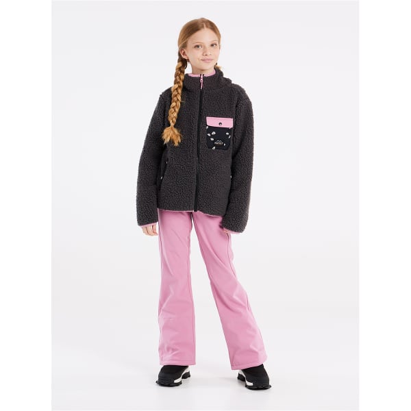 Veste polaire PROTEST PRTBRAMLES JR FULLZIPTOP SHADOW GREY
