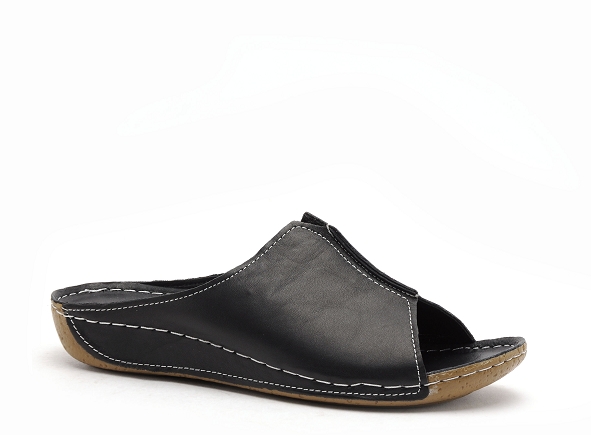 Andrea conti mules et sabots plats femme 0027423 noir