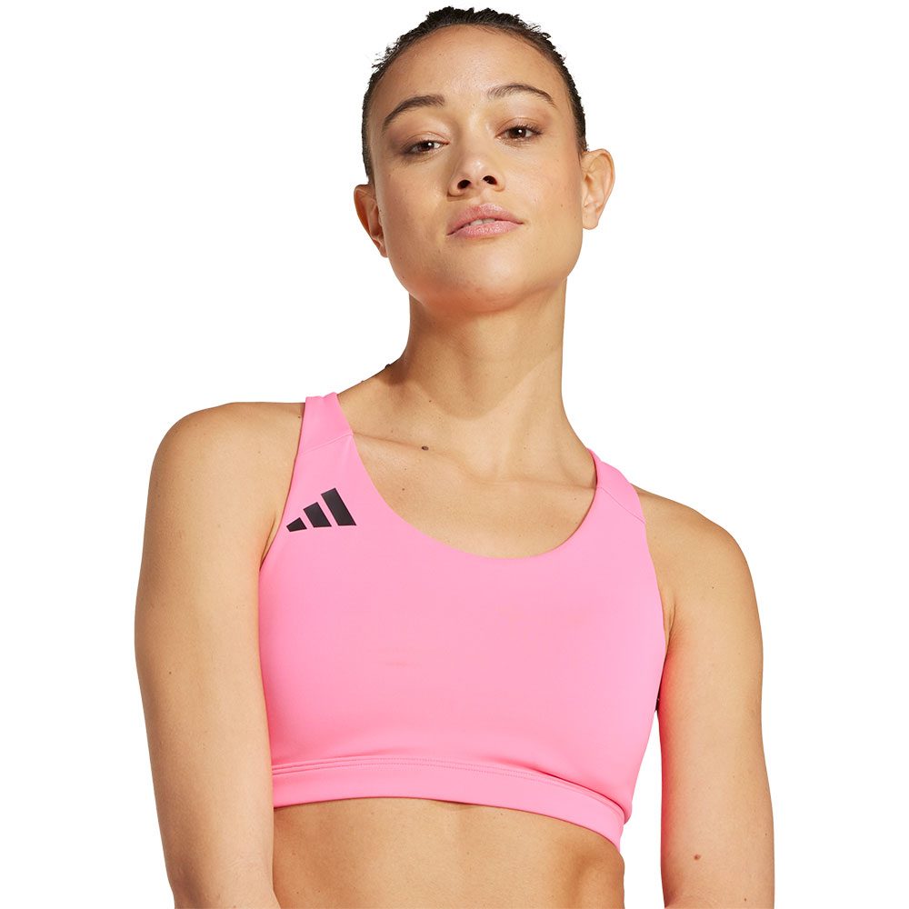 adidas Adizero Essentials Run Medium Support Sport BH Damen lucid pink