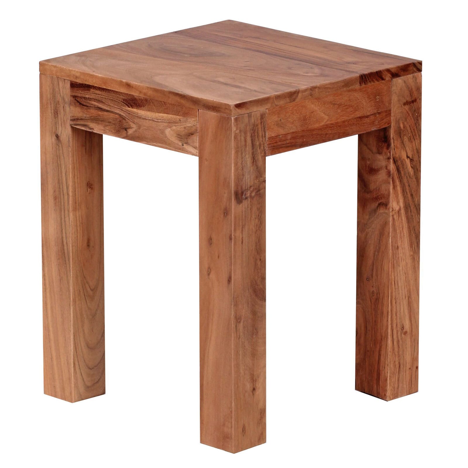 Beistelltisch Vadso Akazie massiv 35x35x45