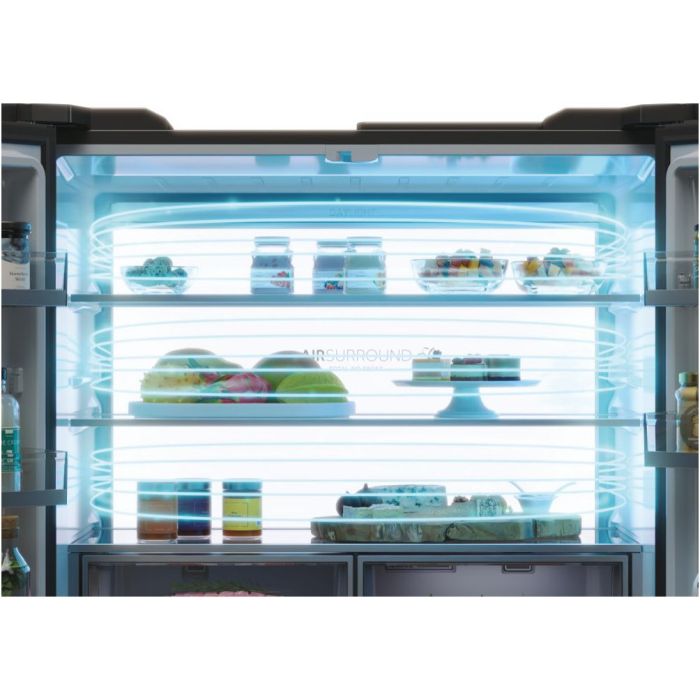 Haier Side-by-Side Cube 90 Series 9 HCW9919FSGB Schwarz