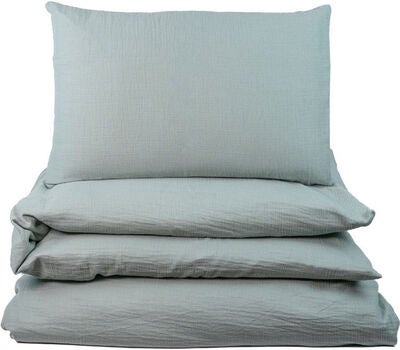NG Baby Sengesett Sprinkelseng Musselin 100x130, Frosty Green