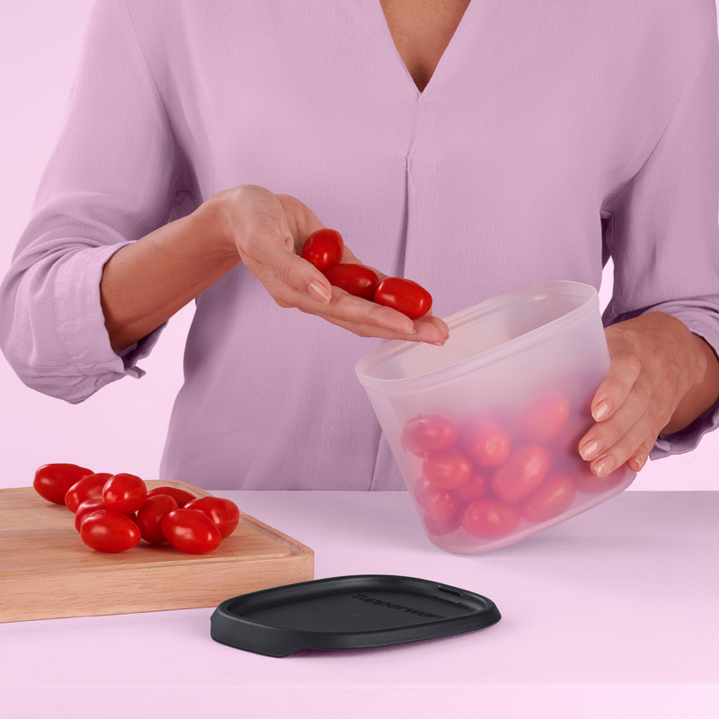 One Touch Fresh® 1,1 l Stapelbarer Vorratsbehälter für Zucker, Gries, Kakao und vieles mehr